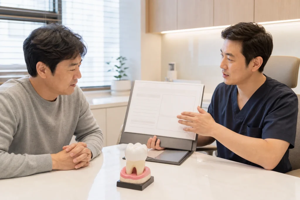 어금니 크라운 가격 보철 상담 이미지